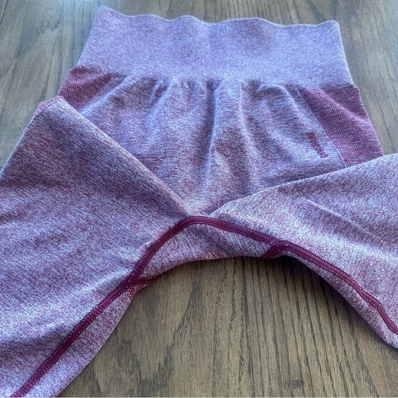 Gymshark High Waisted Athletic Leggings Women’s Approx Small Sporty Pink Multi - Picture 6 of 8